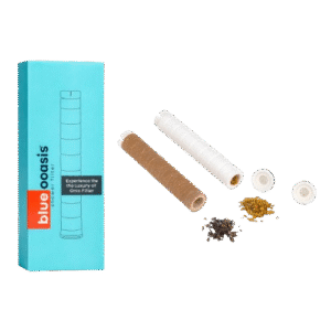 Blue Oasis ionic shower filter replacement cartridge for chlorine and heavy metal removal in Dubai UAE